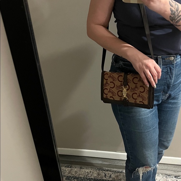 Vintage Celine Macadam Horse Carriage shoulder/crossbody bag - Picture 12 of 13